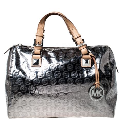 michael kors metallic doctor bag|Michael Kors metallic wallet.